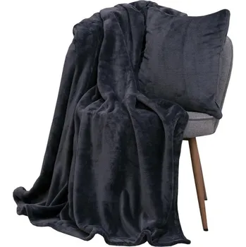 deka SCANquilt pléd DELI tmavě šedá střední 150 x 200 cm