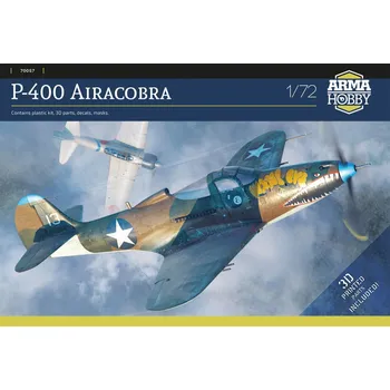 Plastikový model 1/72 P-400 Airacobra (3x camo)