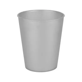 Jednorázové nádobí Plastový párty kelímek stříbrný - Silvestr - 250 ml - 1 ks