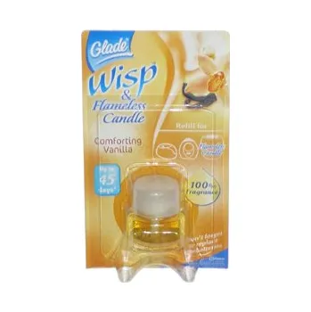 Aroma difuzér GLADE WISP Bezplamenná svíčka náplň C. VANILLA