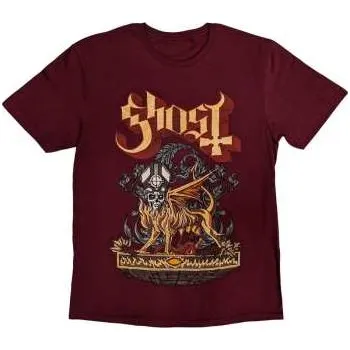 Pánské tričko Merch Ghost: Ghost Unisex T-shirt: Firemilk (x-large) XL