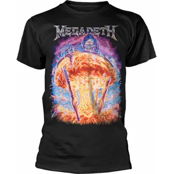 Pánské tričko Megadeth Bomb Splatter Black S Tričko