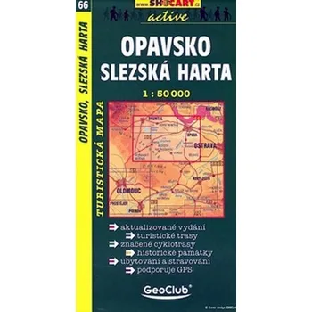 Literární cestopis SC 066 Opavsko, Slezská Harta 1:50 000