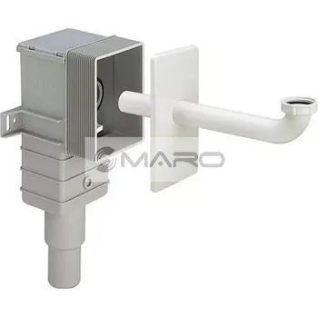 Sifon Viega Sifon umyvadlový podomítkový 5633.3 bez výpusti 5/4" x 50/40 mm, 553760