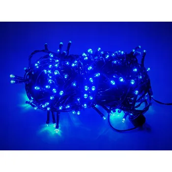 Vánoce Cortina Vánoční osvětlení světýlka řetěz 200LED venkovní modré
