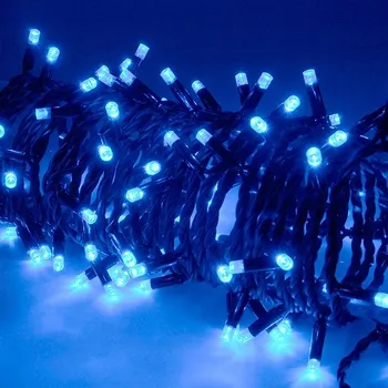 Vánoční dekorace Vánoční LED řetěz světýlka 700 54m venkovní - modrá