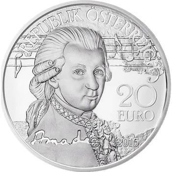 Sběratelství Stříbrná mince AMADEUS: THE GENIUS 20 g 2016