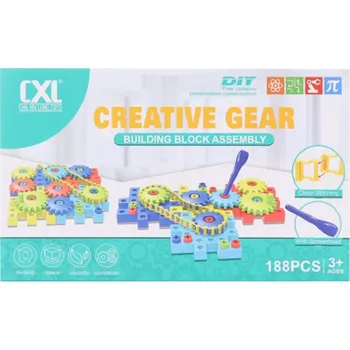 ostatní stavebnice Creative Gears stavebnice šroubovací 188 dílků