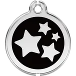 Známka Red Dingo Hvězdičky černá velikost známky: M - 30 mm