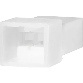 Elektrický konektor TE Connectivity FASTIN-FASTON zásuvkový konektor na kabel 2, rozteč 6.35 mm, 180924, 1 ks