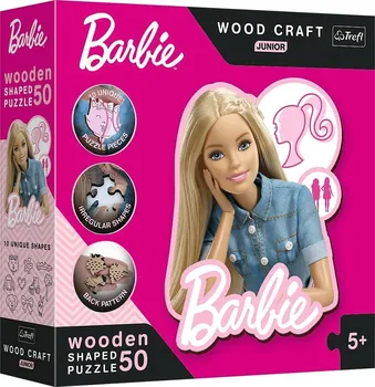 Puzzle Treft Wood Craft Junior Barbie 50 dílků