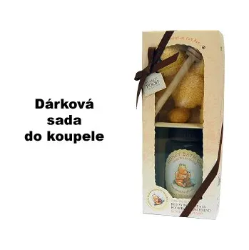 Kosmetická sada BS POOH Honey bath gel 300ml+medvídek+kvedlačka