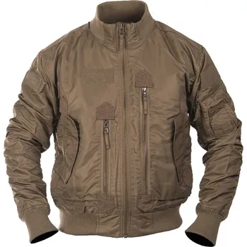 Pánský bomber MILTEC Bunda pilotní hnědá US Tactical Flight Jacket Mil-Tec® Dark Coyote Velikost: XXL