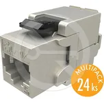 SXKJ-5E-STP-BK-SA - samořezný keystone CAT5E STP, multipack 24 ks