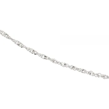 Náramek Zlatnictví Helios Točený stříbrný náramek Lambada Velikost: 19cm, Váha: 1,15g