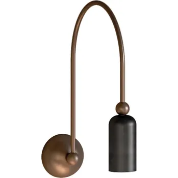 Nástěnné svítidlo Il Fanale 288.10.ME Madame, nástěnné svítidlo v úpravě morocco + grafene, 1x5W LED GU10, prům. 6cm