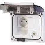 Zásuvka SCAME 16A 2P+E 250V IP56 409.0411