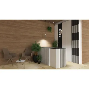 Obklad Lamely Velebi Plus černý filc 450 x 450 mm, sada 4 panely 638 Bianco