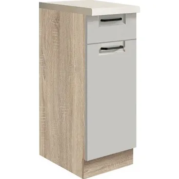 Kuchyňská skříňka Fadome Dolní kuchyňská skříňka se šuplíkem Annabel 1D-30 Zvolte kování: Basic GTV, Zvolte korpus: Dub artisan