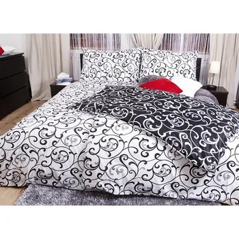 Povlečení Krepové povlečení ORIENT černo-bílé prodloužené 70x90/140x220