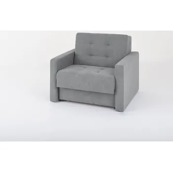 Křeslo Rozkládací křeslo Lara - světle šedé