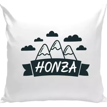 Polštář Polštář bílý 40x40 cm Hory se jménem