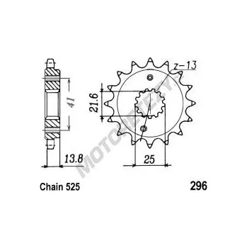 Řetězová sada pro motocykl Řetězové kolečko HONDA XRV 650 Africa Twin rok 88-92