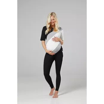 Dámské pyžamo Těhotenské pyžamo (set) BLACK AND WHITE