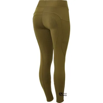 Jezdecké kalhoty Zimní legíny Horze -ACTIVE SILICON II- - Karamelová - 38