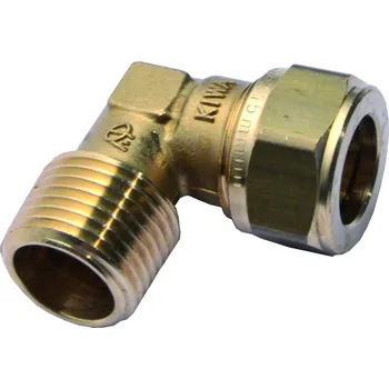 Vodovodní potrubí General Fittings Svěrné koleno, 1/2" × 18 mm 1N0021H041800G