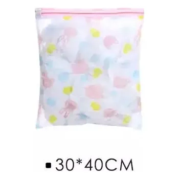 Sáček na praní spodního prádla | síťka na praní se vzorem - 30x40cm