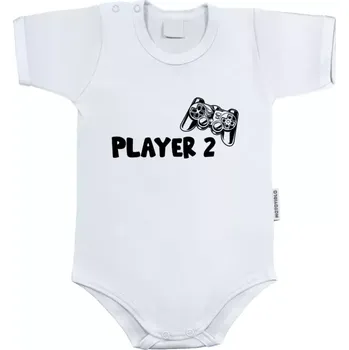 Kojenecký body Dětské body s krátkým rukávem Player 2