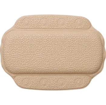 Protiskluzová podložka GRUND Podhlavník k vaně BAVENO PLUS béžový Rozměr: 24x32 cm