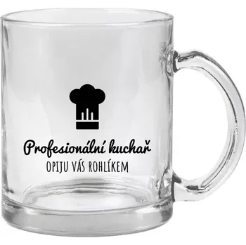 Hrnek 330 ml - skleněný Profesionální kuchař