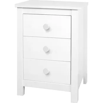Komoda Idea nábytek Komoda 3 zásuvky TORINO bílá
