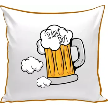 Polštář Polštář barevný 32x32 cm Sladké sny