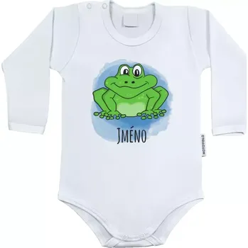 Kojenecký body Dětské body s dlouhým rukávem Žába