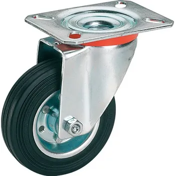 Pojezdové kolečko Stabilit Přepravní kolečko, ocelový plech, masivní pryž, nosnost: 70 kg&nbsp;711152
