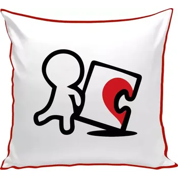 Polštář Polštář barevný 32x32 cm Puzzle woman