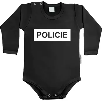 Kojenecký body Dětské body s dlouhým rukávem Policie