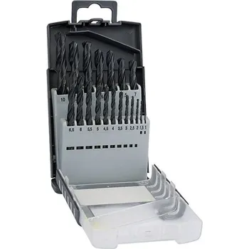 Vrták Craftomat Sada vrtáků do kovu Gripbox HSS-R, ø 1–10 mm, rychlořezná ocel, 19 ks&nbsp;2.609.25B.331