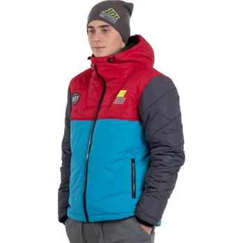 Moto bunda Bunda defrost22 rival, 101 riders (šedá/modrá/červená, vel. xl)