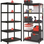 Regál policový plastový Kis 187 x 90 x 60 cm