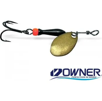 Umělá nástraha Rotační třpytka CLASSIC 000 - GOLD (black/orange body)