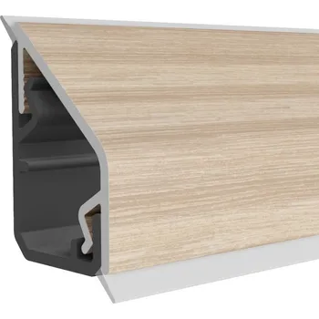 přechodová lišta Ukončovací lišta nástěnná 2191, dub vápenný, 600 × 24 × 16 mm&nbsp;5110255