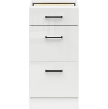 BRW Junona Line Tafla spodní skříňka BBL D3S/40/82, bílá/bílá křída lesk