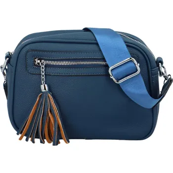 Kabelka Trendy dámská koženková crossbody kabelka Herbiana, modrá