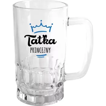 Sklenice Půllitr pro tatínka - Taťka princezny - čirý