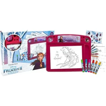 omalovánky TOYCOMPANY Kreslící sada Frozen Ledové království - fixy, omalovánky, samolepky, podložka