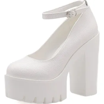 Dámské lodičky Klasické masivní lodičky GoodDayGirl Fashion Barva: Bílá, Velikost: 35